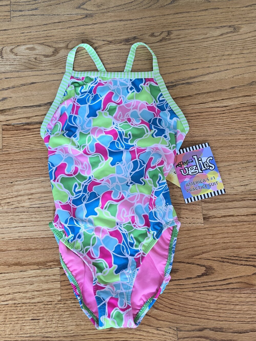Dolfin Uglies Training One-Piece Swimsuit Size 32